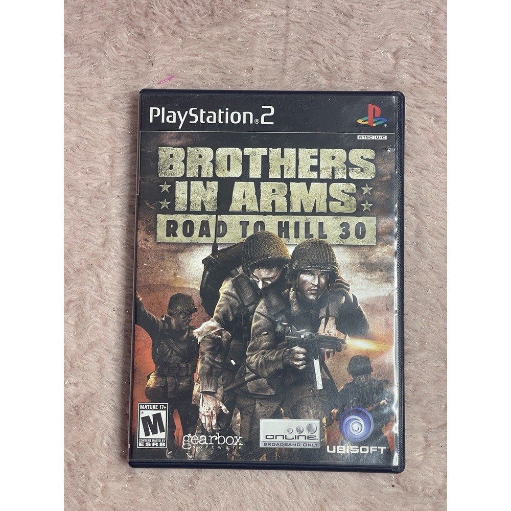 Brothers In Arms Road To Hill‎ 30 - Sony Playstation 2 PS2 Tested Authentic